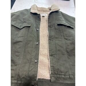 VINTAGE Bugle Boy Corduroy Jacket Men's XL Green Zip Up‎ Baggy Skate Y2K 90s